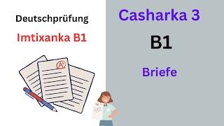 B1 Prüfung | imtixaanka B1 | Briefe schreiben| Casharka 3 | B1