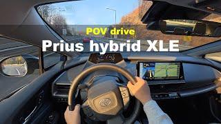 2024 Toyota Prius hybrid XLE POV drive