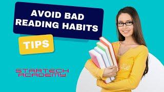 8 bad reding habits to avoid