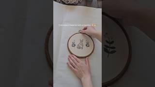 Creating Embroidery Hoops ️custom made hoops on my etsy @thecutecuddlyshop