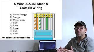 Power Over Ethernet Using 4 Wires (2 Pairs)