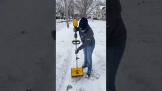 DEWALT SNOW SHOVEL BLASTS THROUGH WINTER ️ #snow #diy #landscape