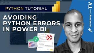 How To Avoid Errors When Integrating Python Scripts In Power BI