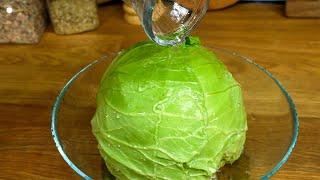 Cabbage tastes better than meat. Why didn't I know this cabbage recipe? 4 top cabbage recipes. ASMR