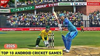 TOP 10 Android Cricket Games | UPDATED | 2025