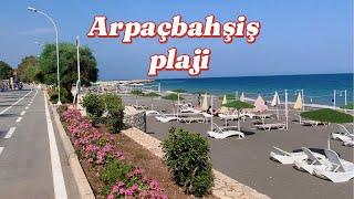 Arpaçbahşiş beach and sea promenade, Mersin, Turkiye (July 2024)