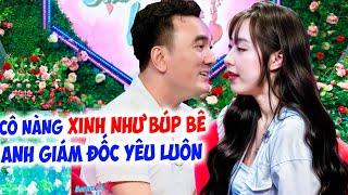 Cô gái một con XINH NHƯ BÚP BÊ khiến anh giám đốc LAO VÀO YÊU NGAY em thật tuyệt - Hẹn Hò Quyền Linh