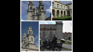 BMW R1150 RT On  Tour to Monasterio Santa Maria de sobrado de Los Monjes Spain