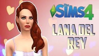 The sims 4 CAS DEMO - Редактор создания персонажа: Lana Del Rey