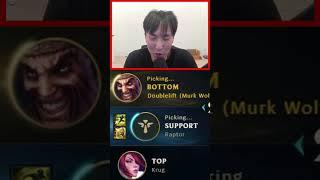 Doublelift shows you how to get a melee support #leagueoflegends #wildrift