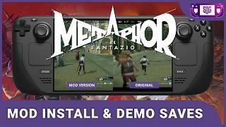 Metaphor: ReFantazio Ratio fix,  Performance increase & Demo Save Transfer