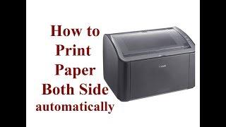 How to print both side page. Please Subscribe