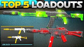 WARZONE TOP 5 ZERO RECOIL META LOADOUTS! (Warzone Best Class Setups)