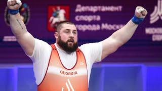 Lasha Talakhadze. Men +109kg 222/263 World Records European Weightlifting Championships 2021