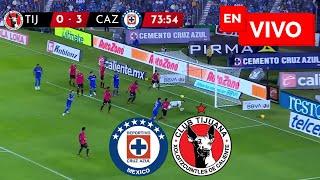  CRUZ  AZUL VS TIJUANA EN VIVO Y EN DIRECTO / LIGA MX APERTURA 2024