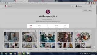 Análisis de la plataforma digital Pinterest de Anthropologie