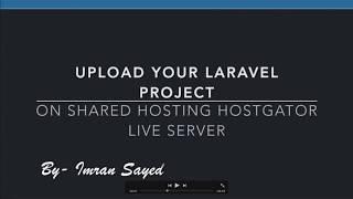 #21 How to upload laravel project on shared hosting hostgator live server