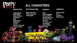 I RECAP POPPY PLAYTIME ALL CHARACTERS ALL MONSTERS ALL BOSSES CHAPTER 1-2 #mommylonglegs