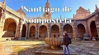 [4K] A Day in Santiago de Compostela, Galicia, a Beautiful Place in Northern Spain, Travel, Vlog