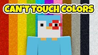 Minecraft, But I Can't Touch Colors Compilation