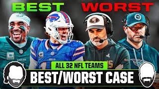 Best/Worst Case Scenarios for ALL 32 NFL Teams