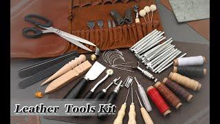 TLKKUE Leather Craft Tools with Custom Storage Bag