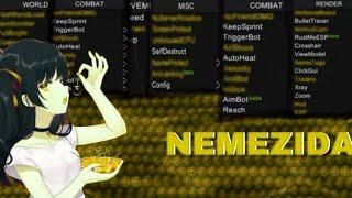  РАЗВИТИЕ С НОВЫМ БЕСПЛАТНЫМ ЧИТОМ  КРЯК NEMEZIDA CLIENT 1.12.2  ВАЙП RUSTME 