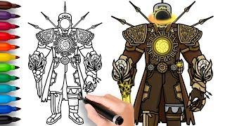 HOW TO DRAW SINISTER TITAN CLOCKMAN | Skibidi Toilet Multiverse - Easy Step by Step Drawing