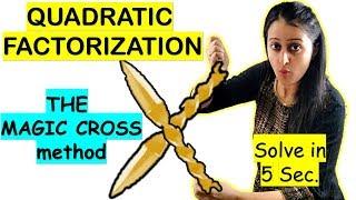 Quadratic Factorization Tricks /Shortcuts | JEE/NDA/NA/CETs/AIRFORCE/RAILWAYS/BANKING