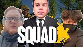 ГЛЕБ, ХЕЛИН И РОСТИК ИГРАЮТ В SQUAD | КИШКИ СКВАД