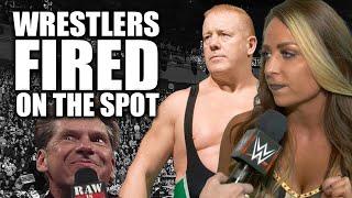 10 WWE Wrestlers Who Were Fired On The Spot