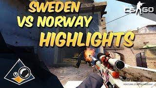 CS:GO - Sweden VS Norway (Highlights)