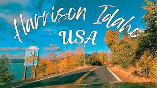 Beautiful Harrison Idaho [USA] Tiny Moutain Town on the Lake -4K Drive #pnw #driving #idaho