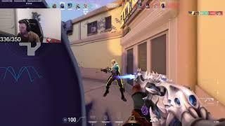 Crashies watching as Sinatraa's gun gets deactivated by Vyse's ult | worst timing?