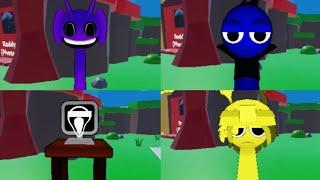 How to get all 4 new badges in 3D Sprunki RP | Roblox