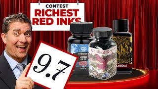 Brian Goulet Ranks 10 Red Fountain Pen Inks