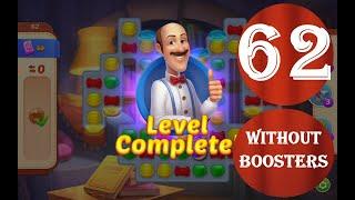 Homescapes Level 62 - [18 moves] [2022] [HD] solution of Level 62 Homescapes[No Boosters]