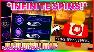 Jujutsu Infinite  INFINITE SPINS OP - DATA ROLLBACK  Roblox Jujutsu Infinite