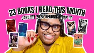 JANUARY 2025 READING WRAP UP | 23 Books I Read this Month | Black Romance Novels #booktube