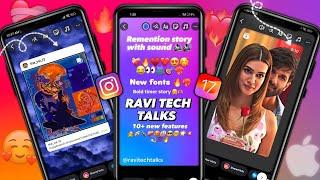 Remention Story with Sound | iOS Fonts + Background Post | iOS Story with Bold Timer| RaviTechTalks