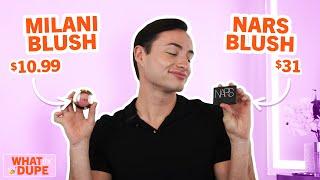$31 Nars Orgasm Blush vs. $11 Milani Blush (Side-by-Side Application)