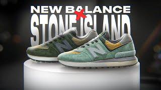 Обзор кроссовок New Balance 574 x Stone Island Legacy Light Green & Dark Green