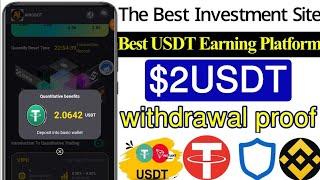 New Earning income platform | New earning income project | Best Investment income site | Usdt Trx