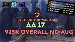 The Algeth'ar Academy +17 | Destruction Warlock | Dragonflight WoW 10.2.7