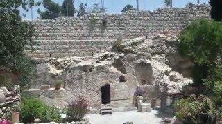 Иерусалим, сад Иосифа Аримафейского,гробница где был погребен Христос,Голгофа