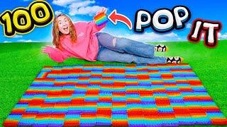 100 POP IT САМЫЙГИГАНТСКИЙ ПОП ИТ Антистресс НА ЮТУБ!