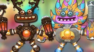 Powering up EPIC WUBBOXES on Fire Oasis and Fire Haven! (My Singing Monsters)