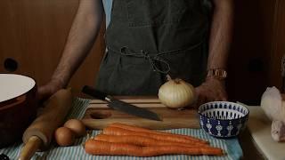 ASMR Homemade Chicken Noodle Soup from Scratch