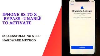 LProAlORamDisk iphone 5s To X _ Bypass -Unable To Activate Successfully No Need Hardware Method