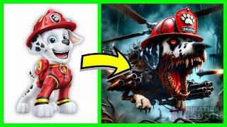 Paw Patrol as Zombie Helicopters vs The Infected Jungle | Ai Animation Kingdom 2